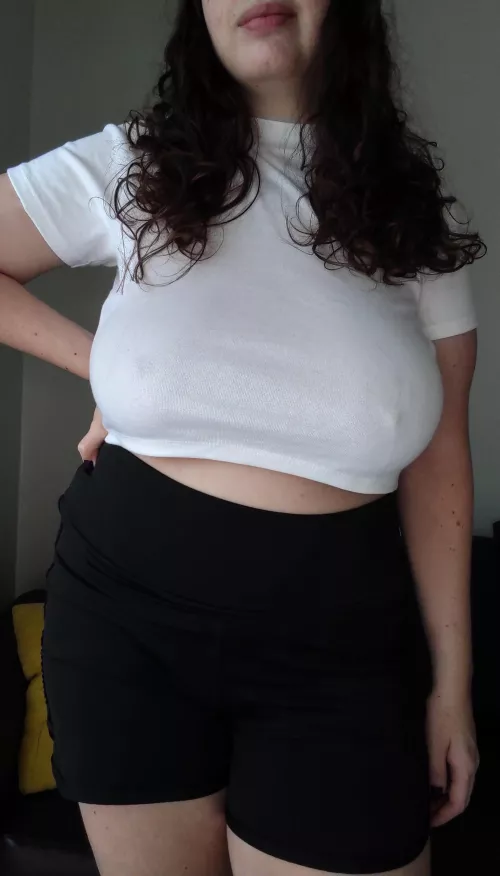 always happy without a bra