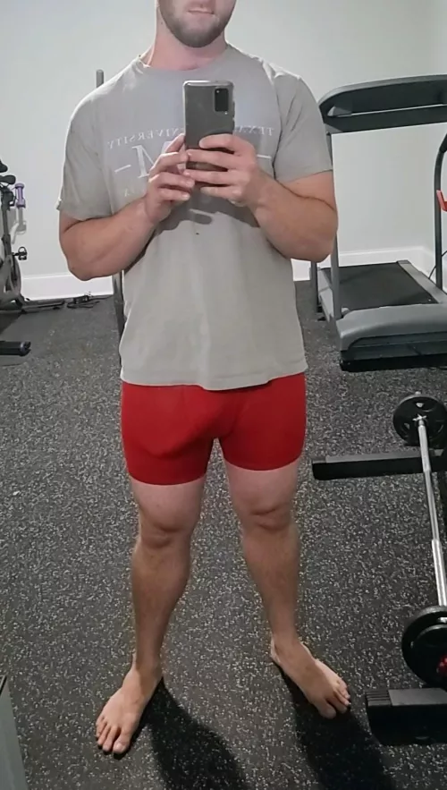 Anyone else workout in their underwear? 