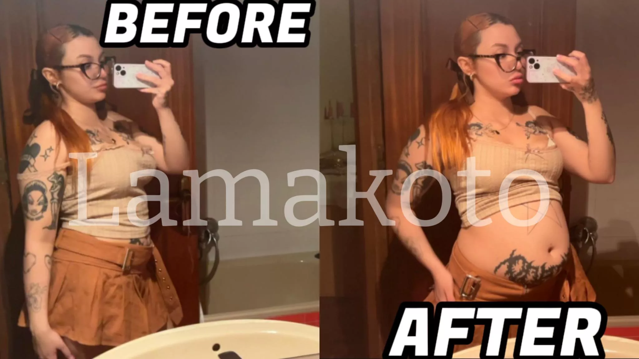 Before & After a stuffing 🍕