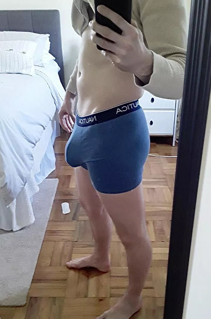 Big blue bulge is needy