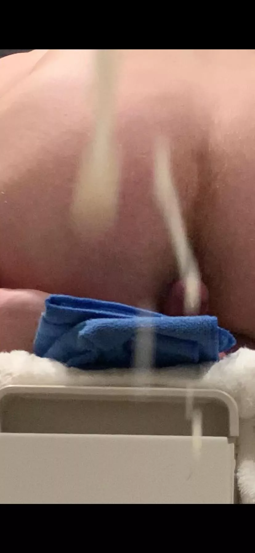 Cumed so hard it hit the camera 