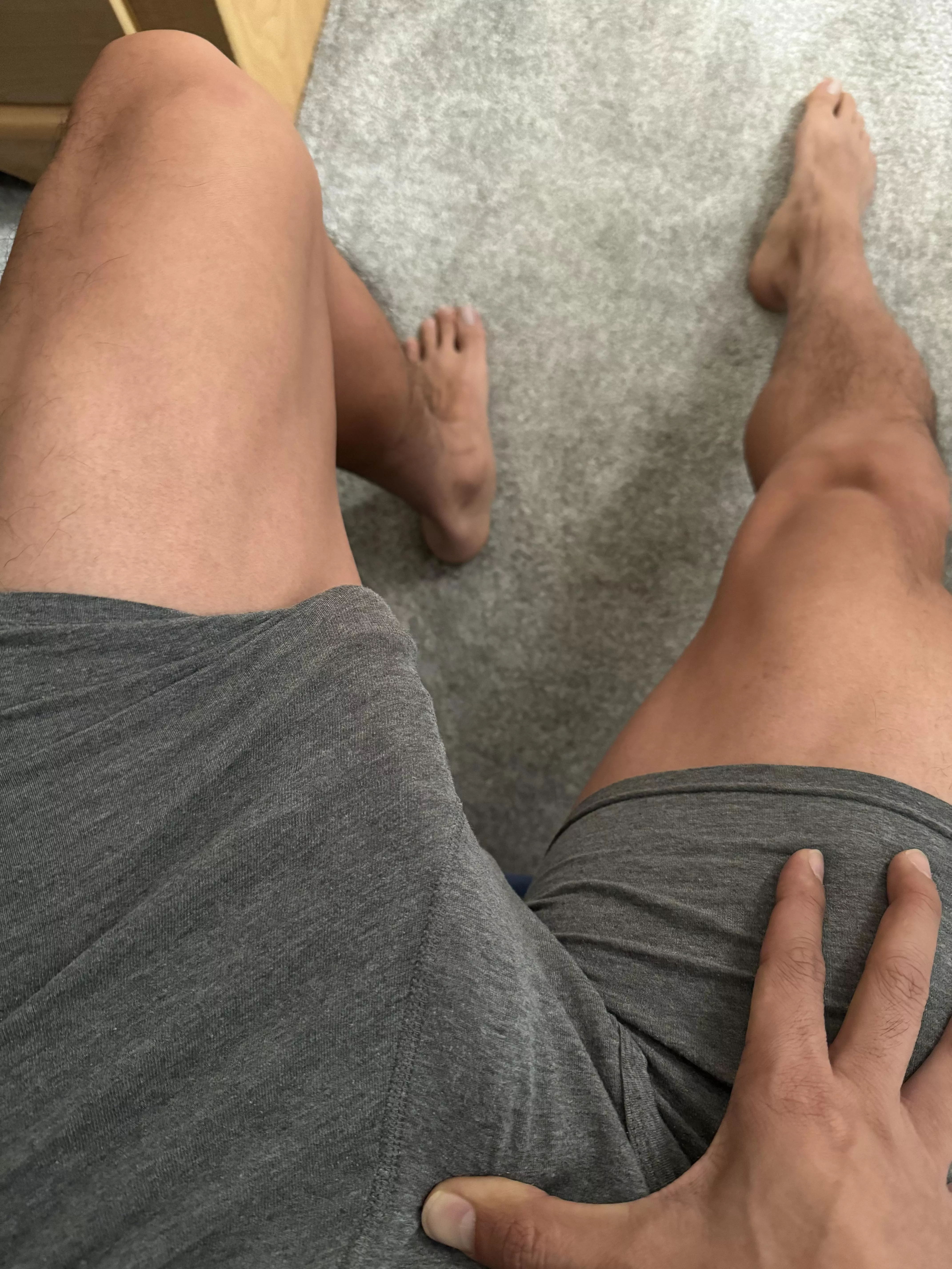 Did you notice my feet first or my cock?