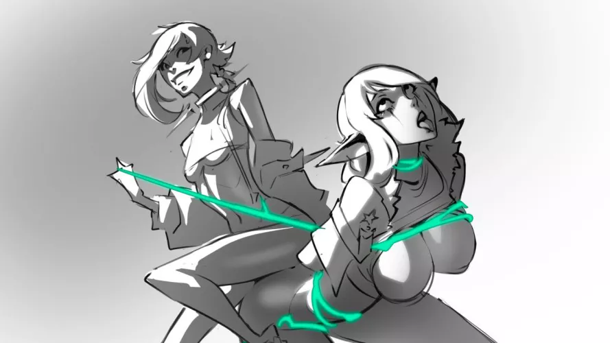 Elven bondage from game The Veil Chronicles: Nix University