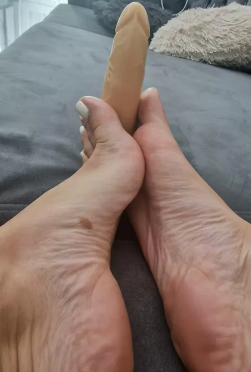 Enjoy the view during your footjob