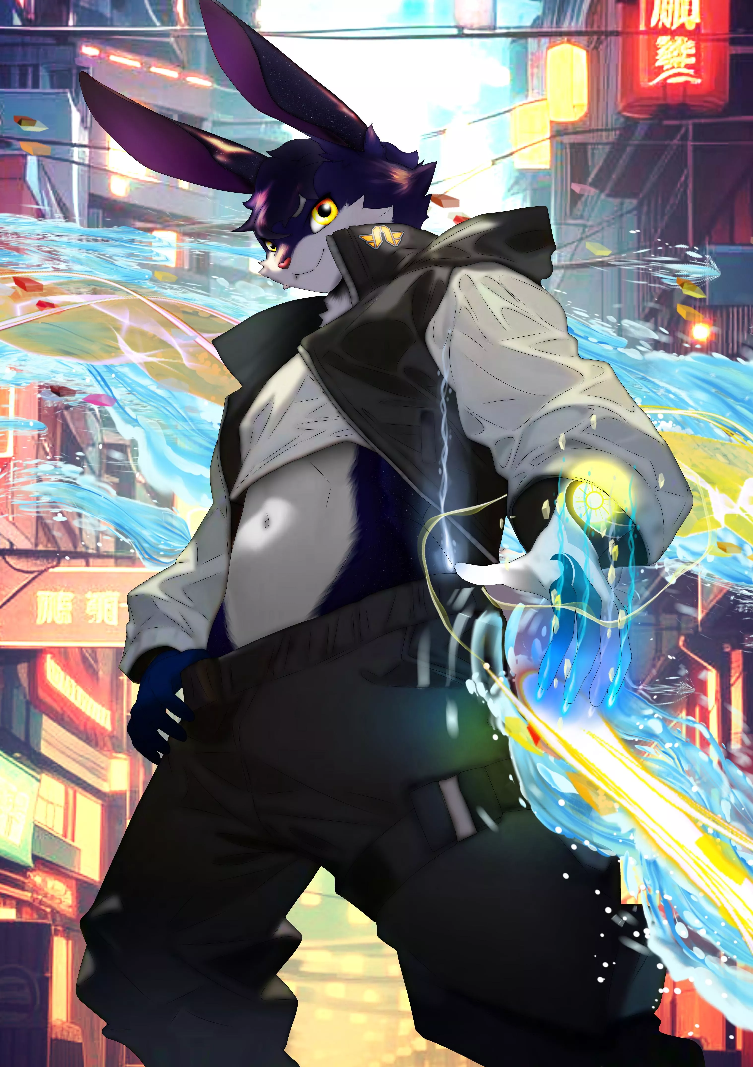 Finally got time to finish an artwork of my sona! Ask anything this bunkin wants to know ya all!