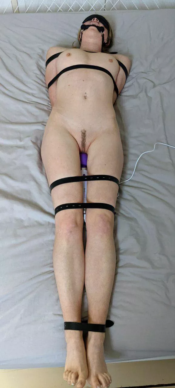 Gagged and forced to cum over and over! What would you do to me next?