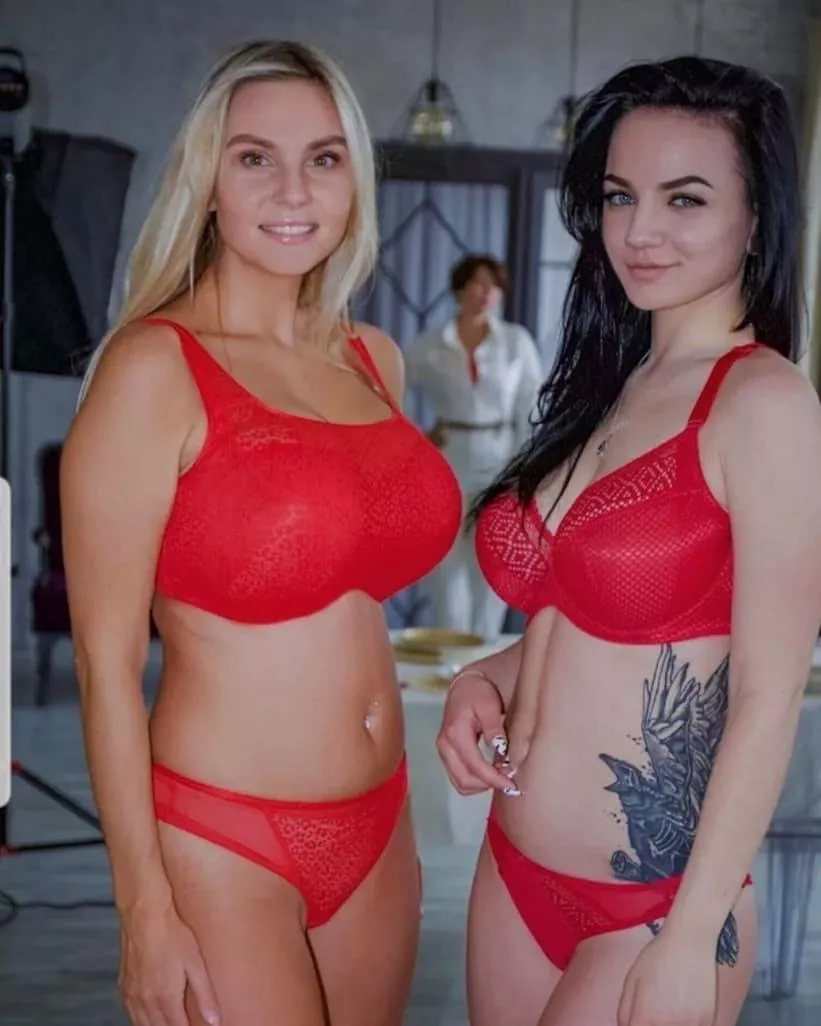 Girls in red