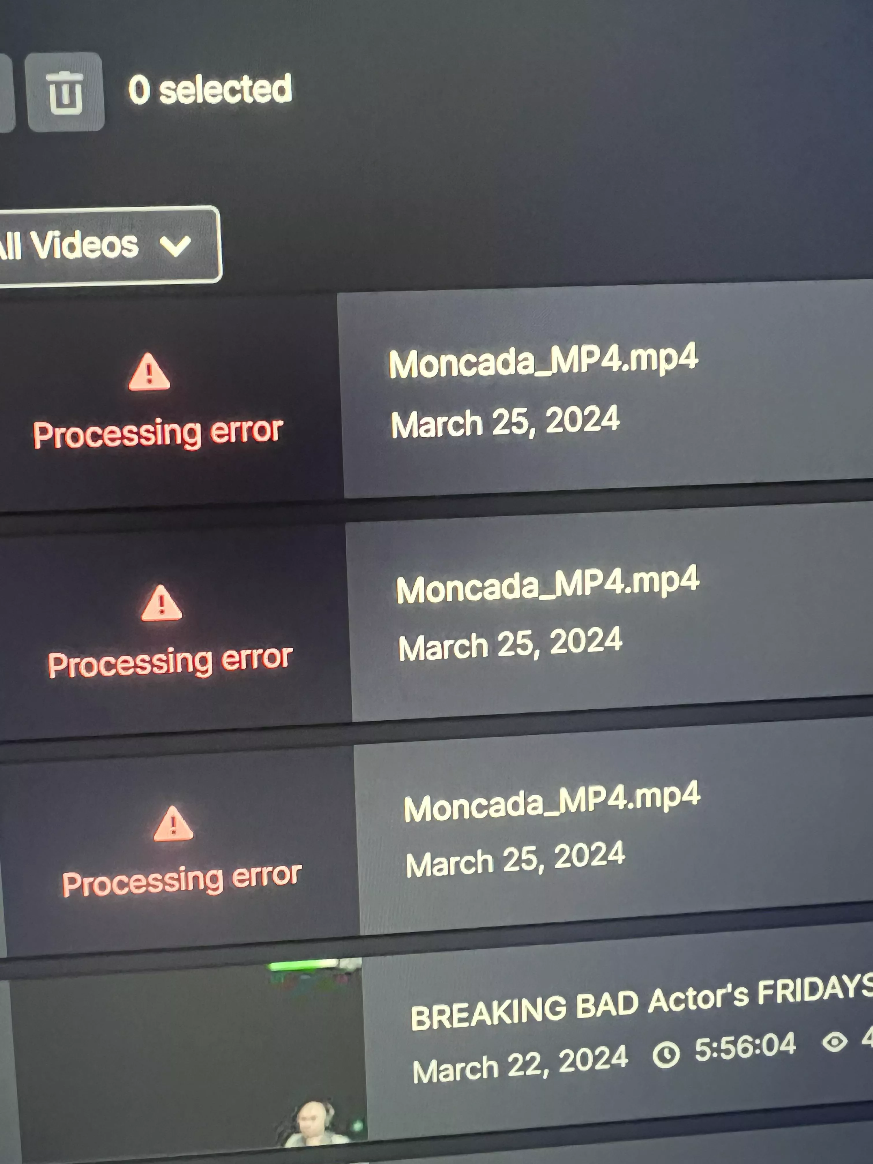 How do you upload twitch trailer?