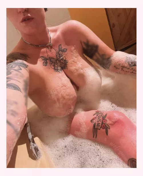 How I’ve mkssed a bath. 🫧