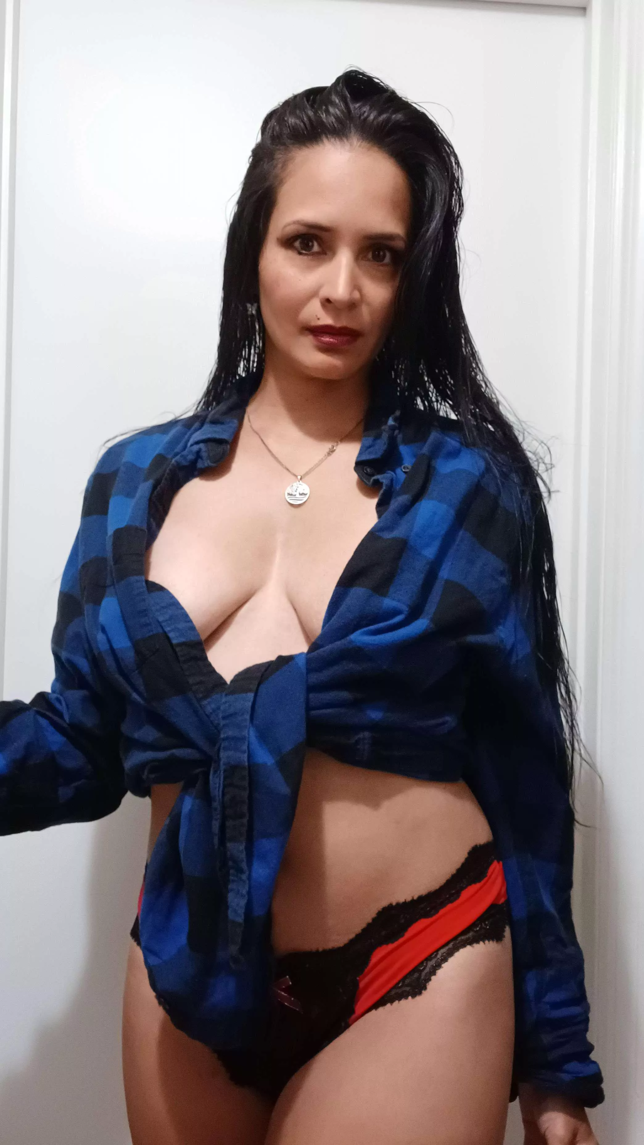 I just love a big comfy Flannel