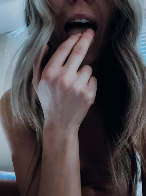 I love tasting myself 