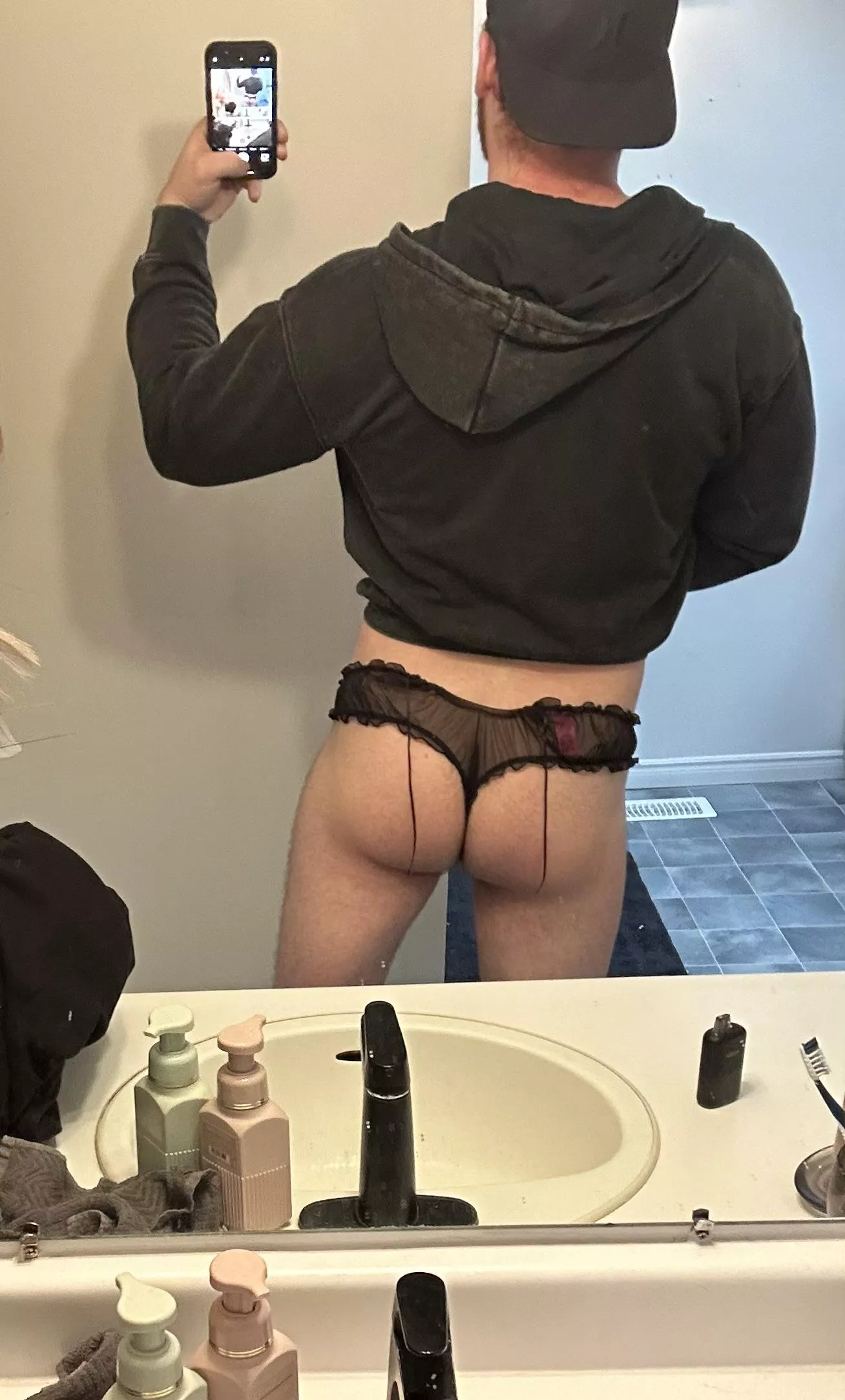 I love wearing girly panties