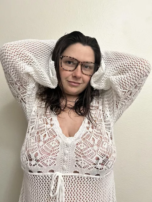 I think this might have been to see thru to wear out today