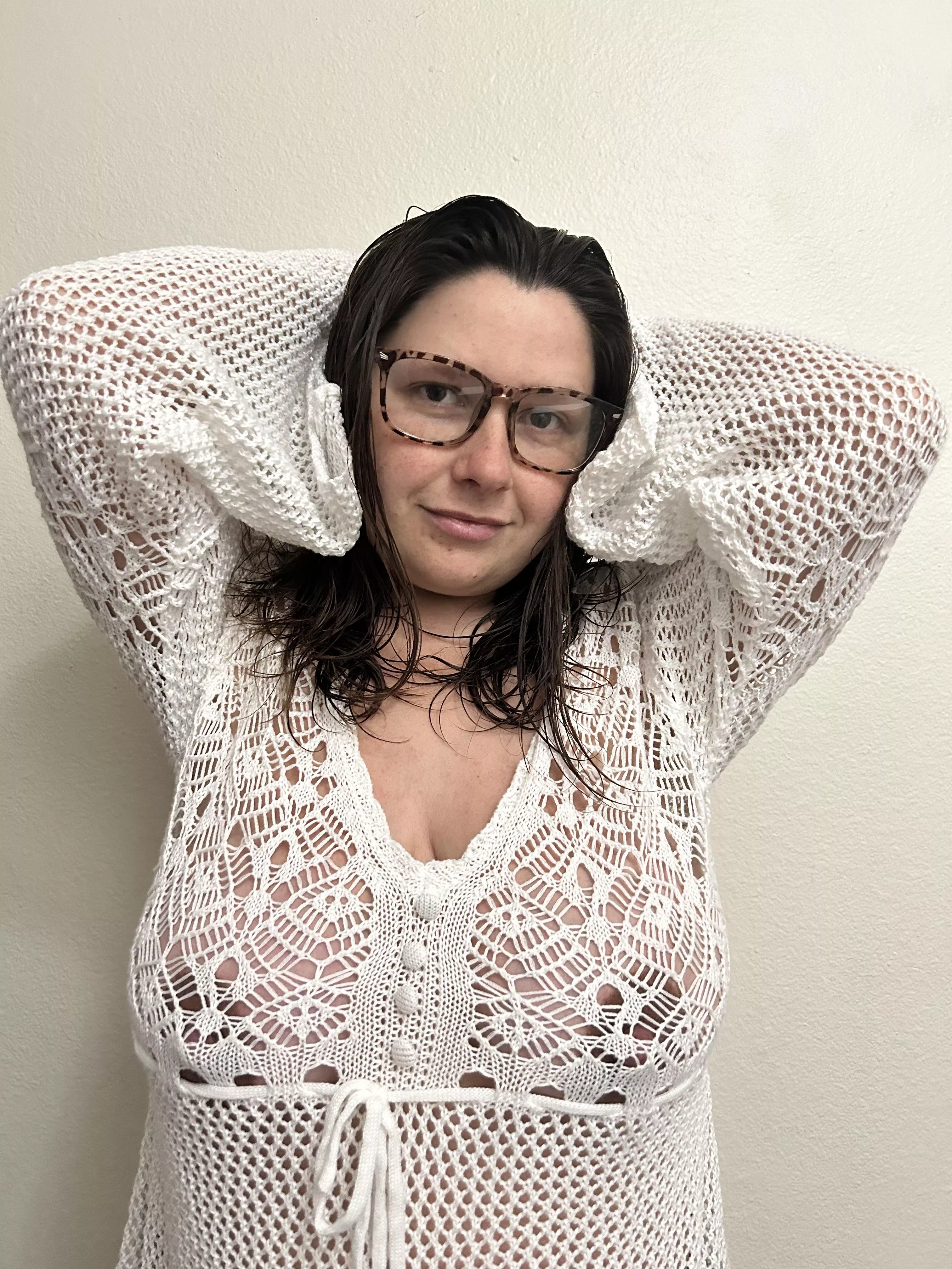 I think this might have been to see thru to wear out today