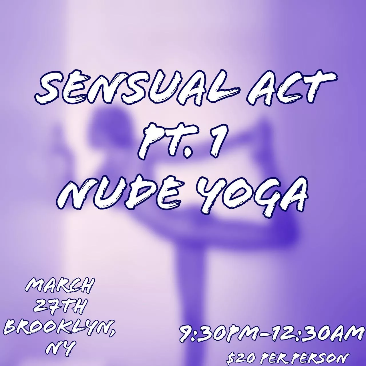 If you want real naked yoga join us 