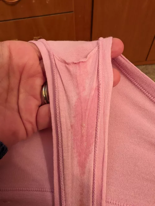 I've been wet like this all day...clean me up?