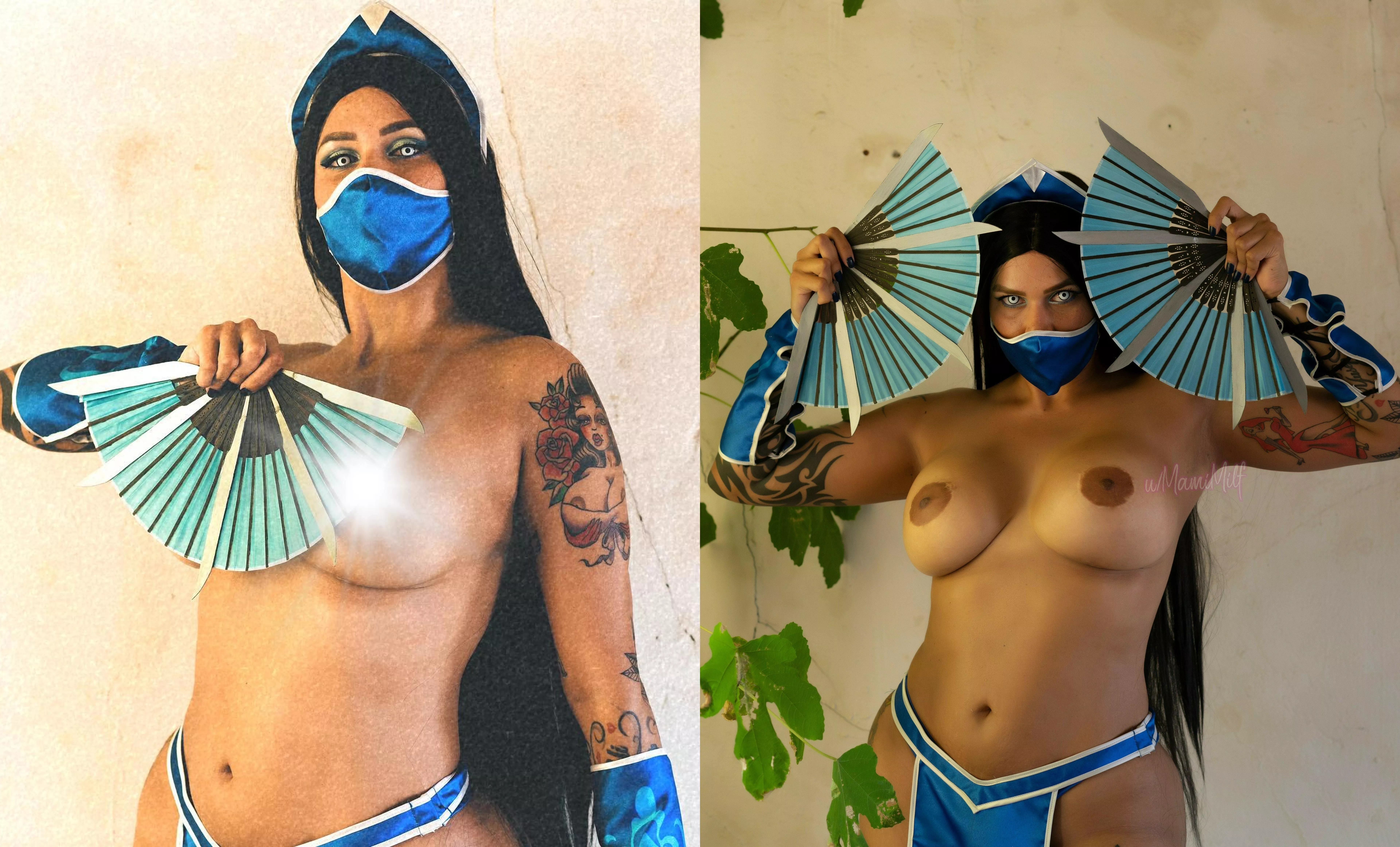 Kitana from Mortal Kombat by Mamimilf