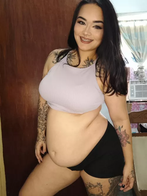 Make me grow this belly and I will fulfill your fantasies 