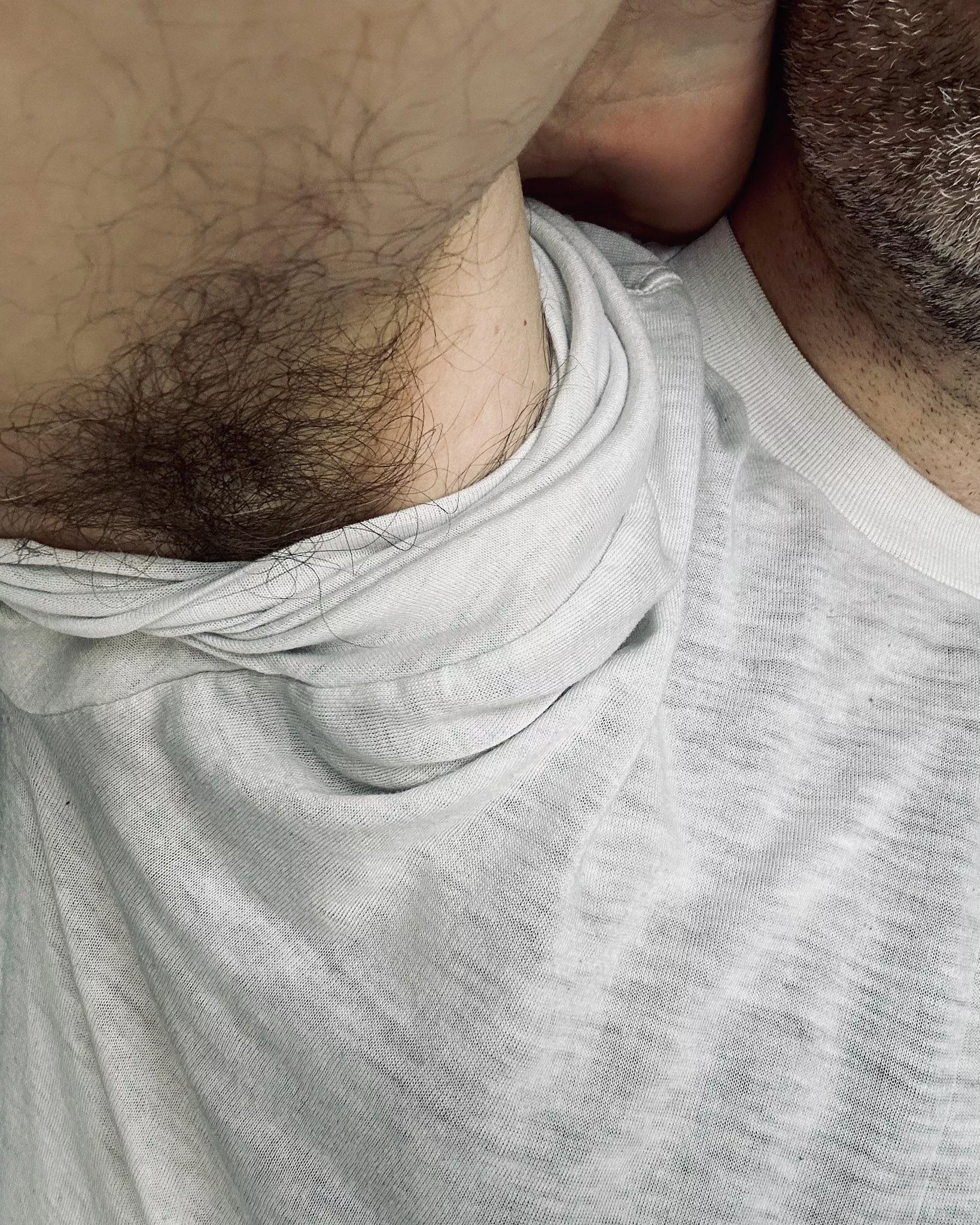 My hairy pits peeking out of my t-shirt is catnip to gay guys. I don't make the rules.