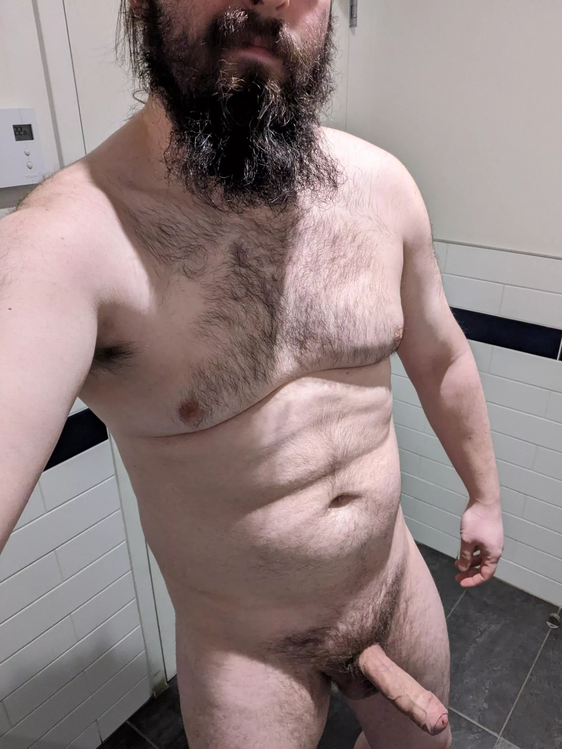 Naked at work once again 