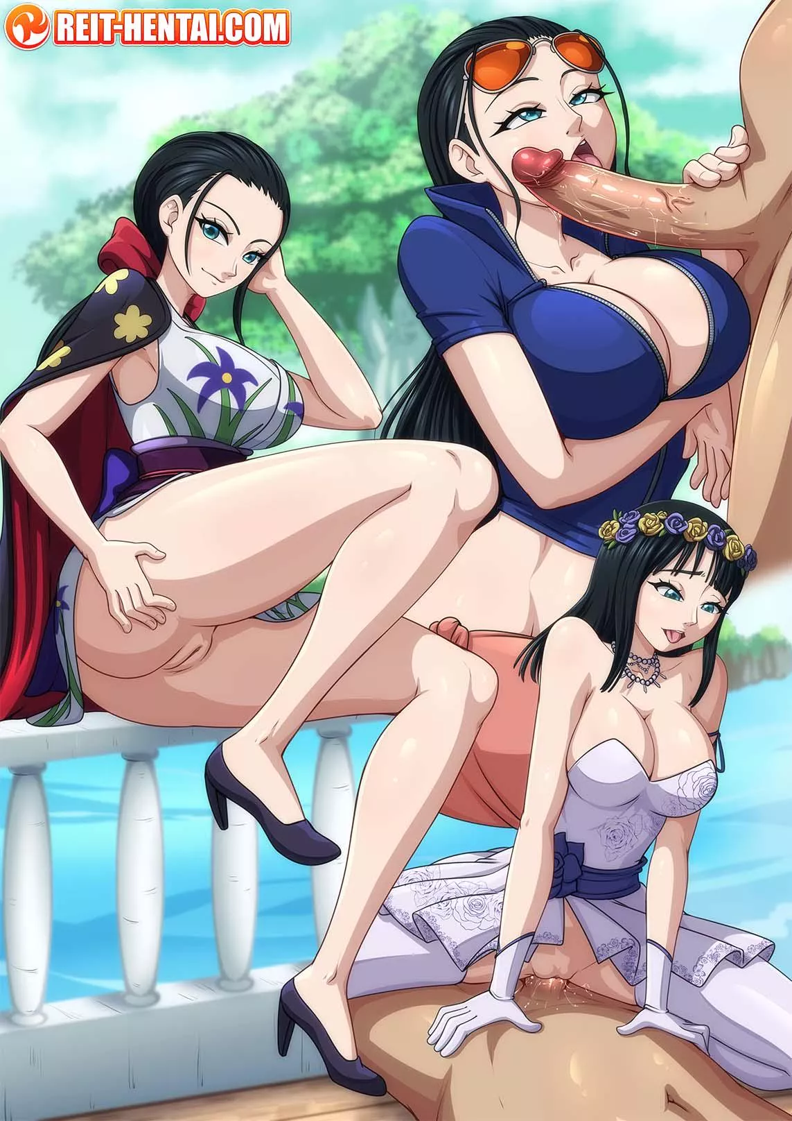 Nico Robin having some fun near the Sabaody Archipelago (Reit)