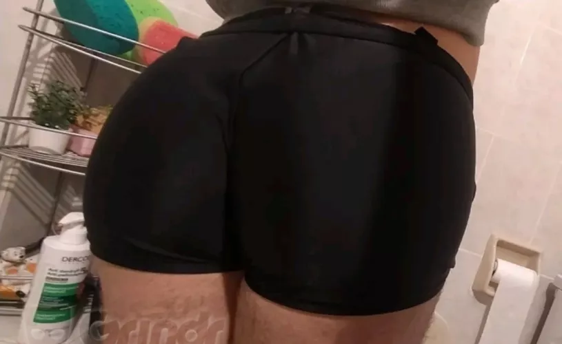 On my swimming pants ,18