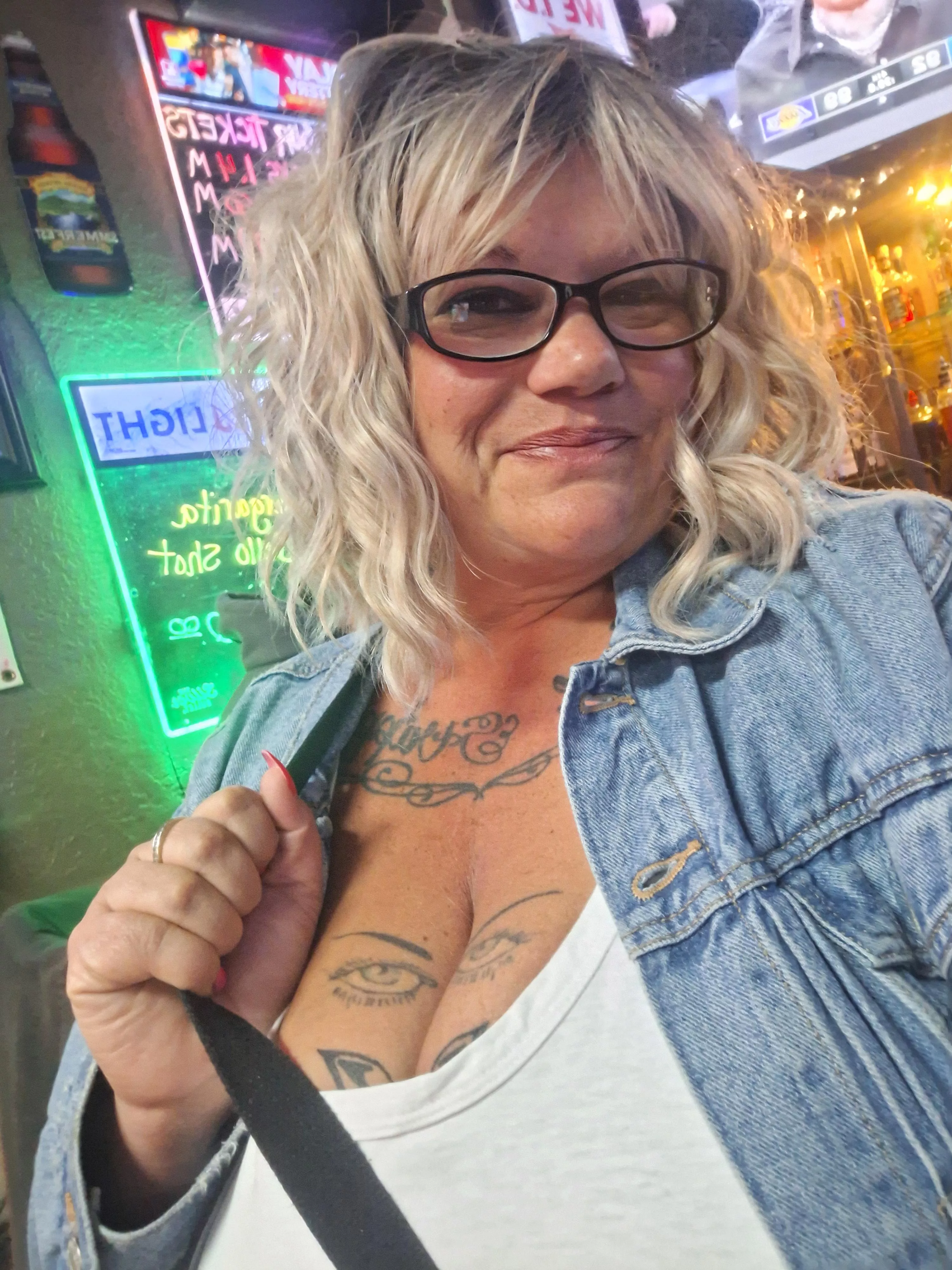 Out for evening fun!