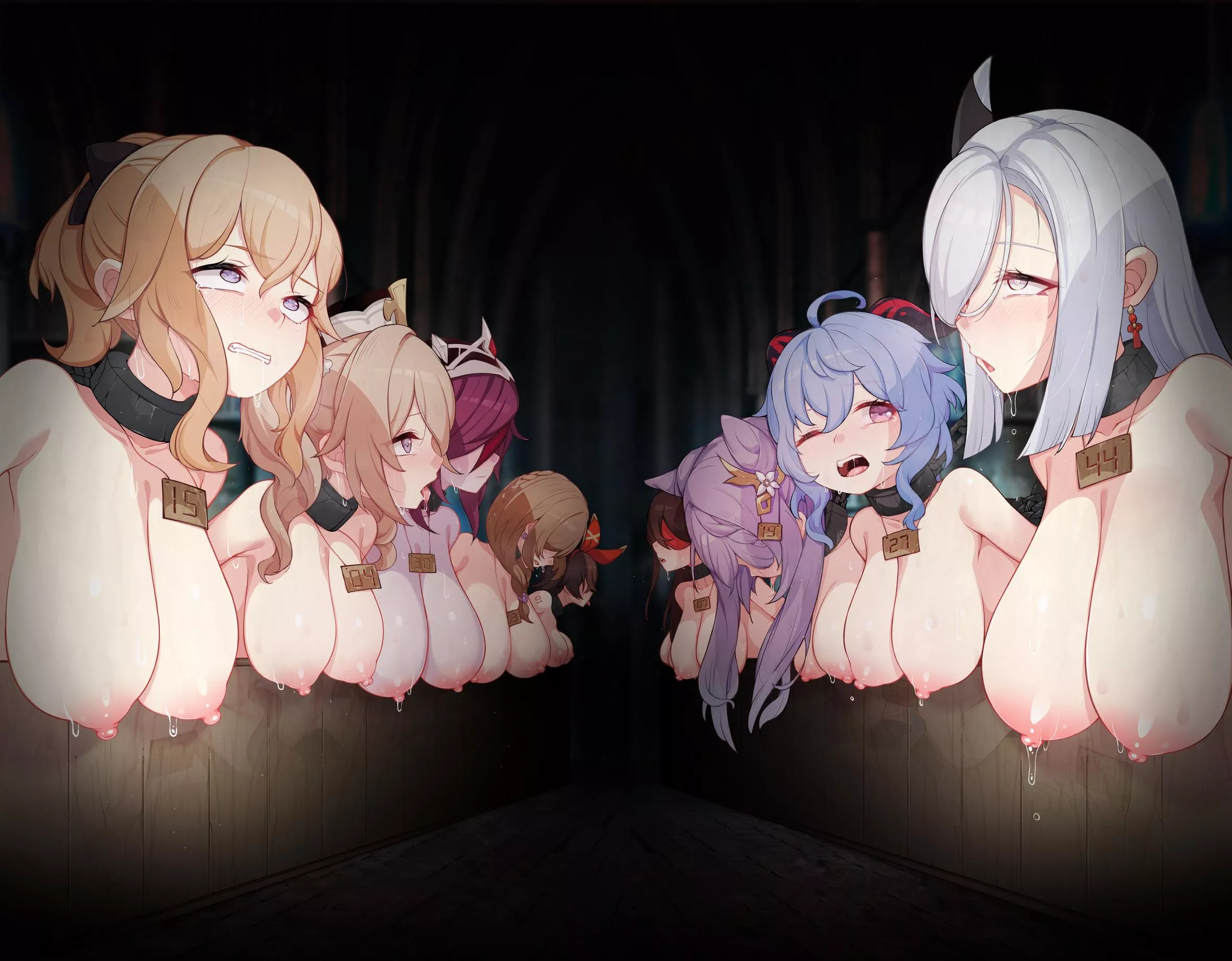 Out of all these helpless sluts which 2 will you kick out and let them gangraped by whole public and thrown out in jungle as monsters bait. Which 2 will you leave for humiliation and why? Tell me in comments with their tag no. I will leave no 03 and 30 c