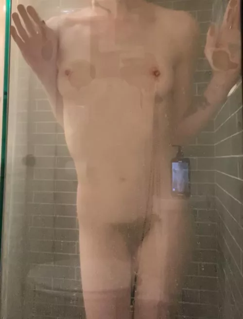 press me up against the wall