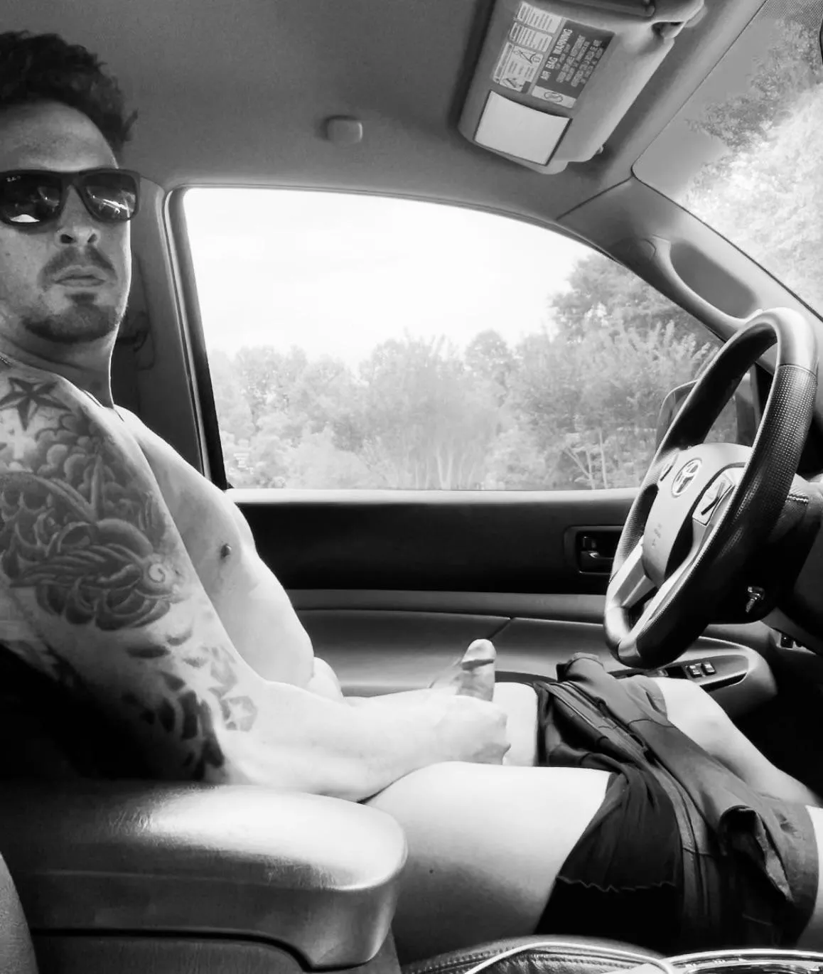 Pulled up in the truck! You jumping in? 