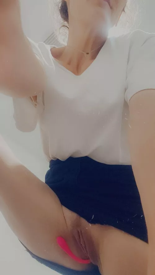 See whats up my skirt today. I did say I felt naughty.