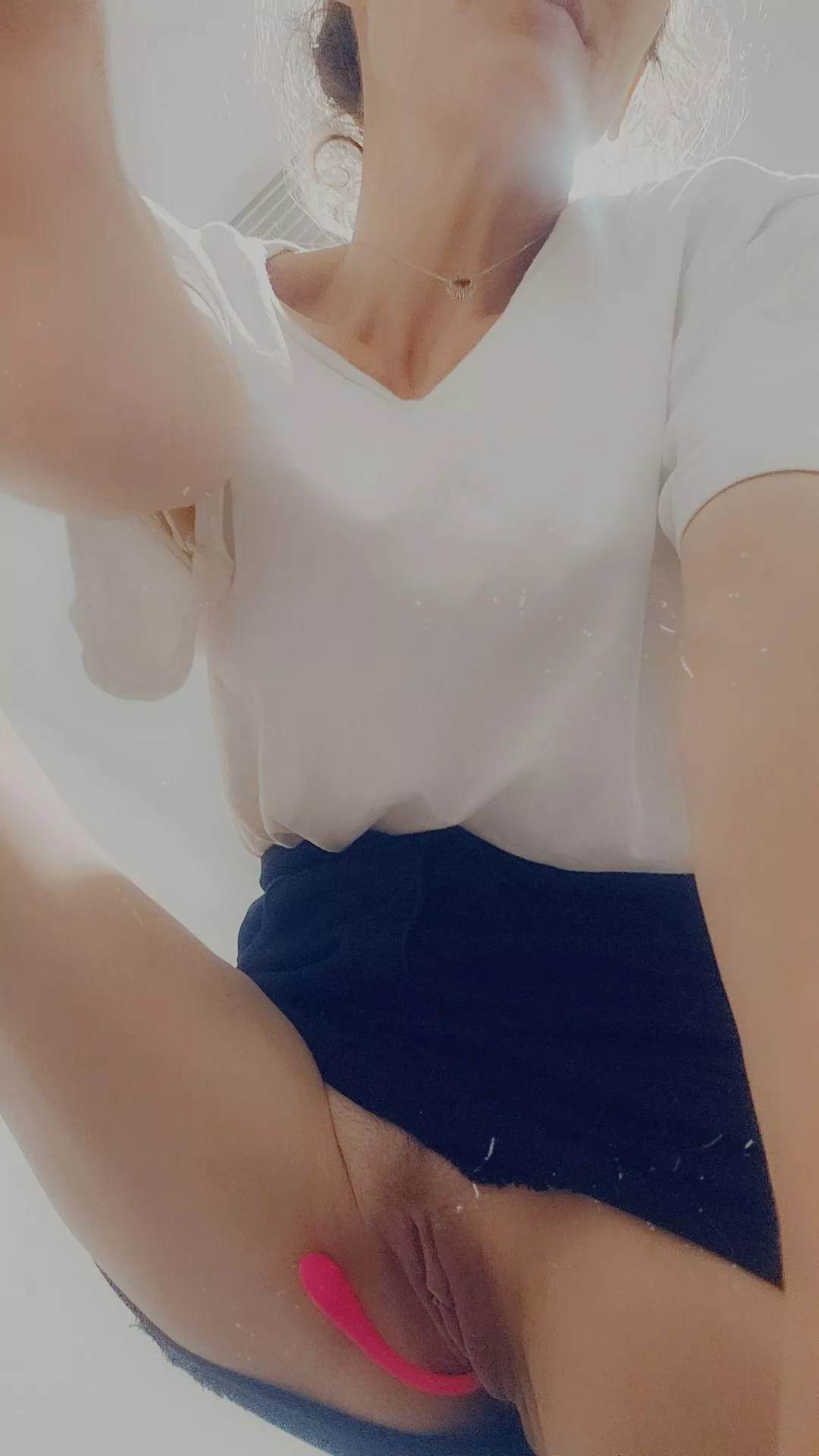 See whats up my skirt today. I did say I felt naughty.