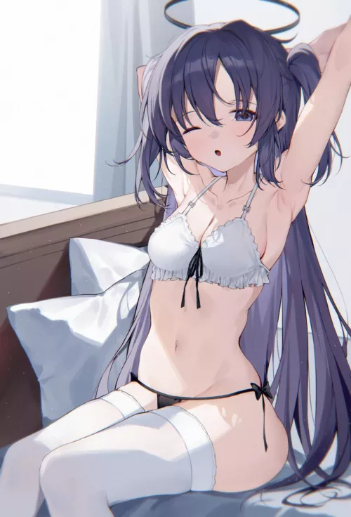 Sexy and cute angel waifu