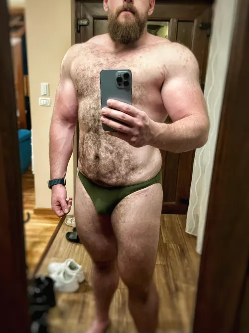 Sweaty post gym look