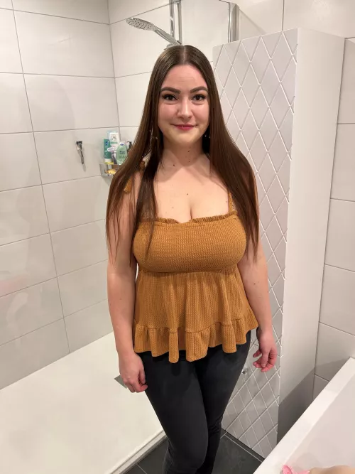 Top and bra got lots to hold :-)