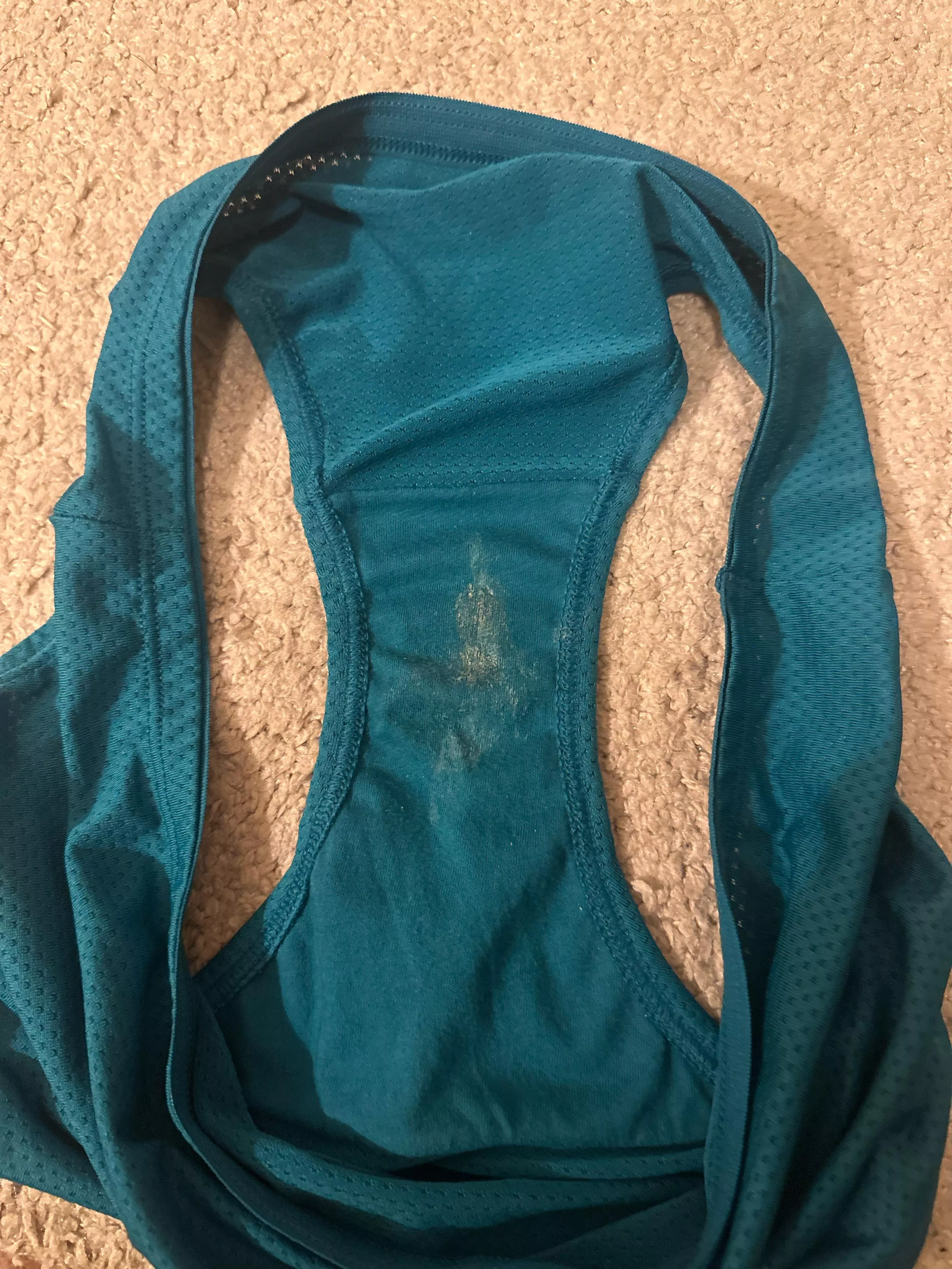 Wife’s smelly dried ovulation panties