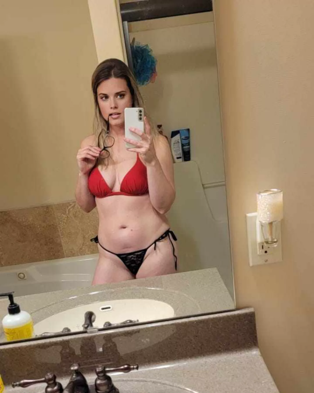 would you let your babygirl swallow your huge cock, daddy?