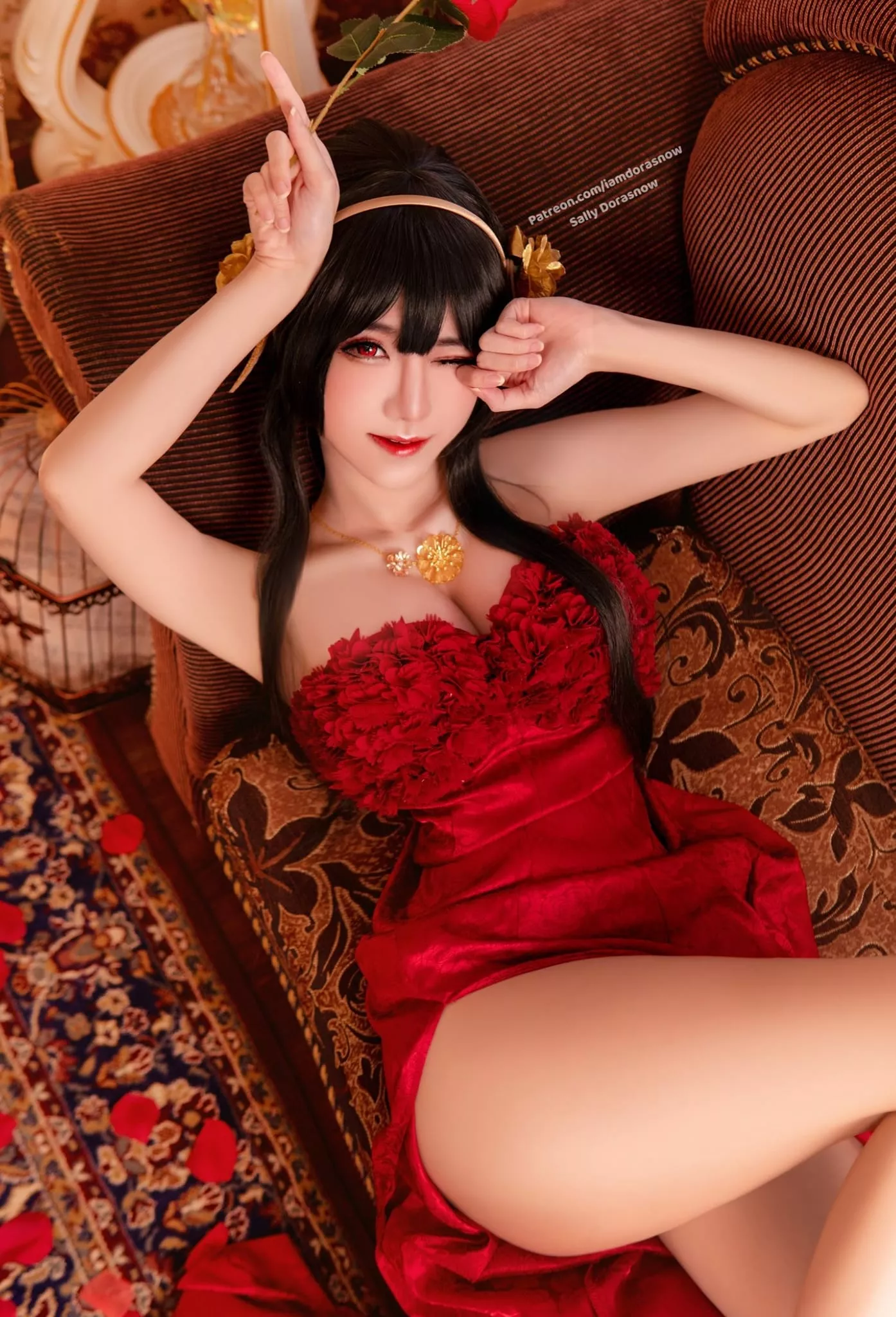 Yor Forger evening dress by Sally Dorasnow