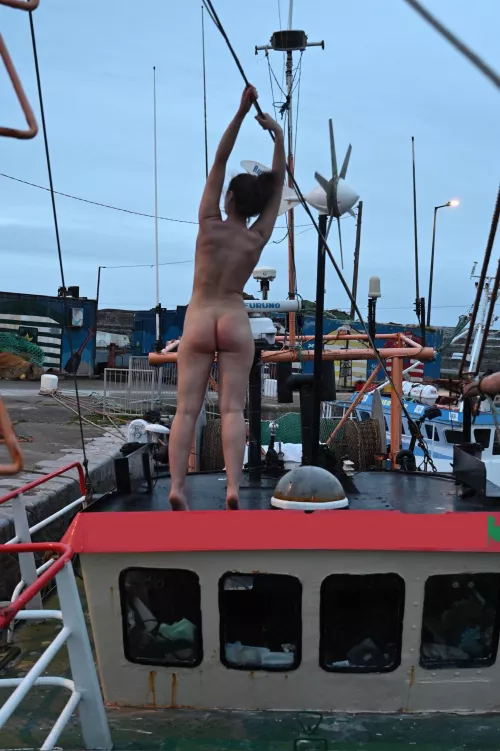 You catch me on your boat. What are you saying to me?