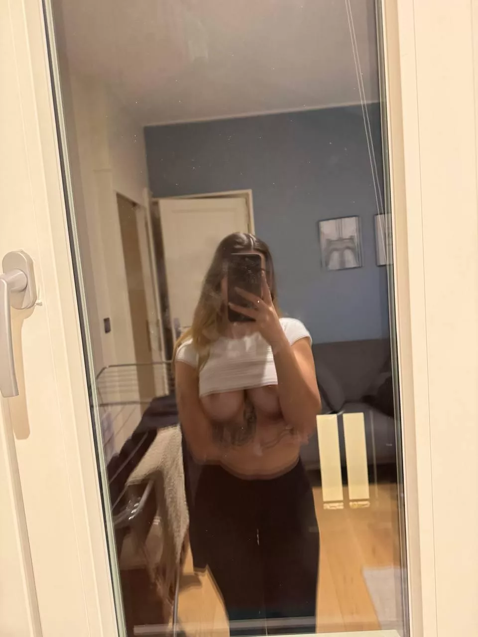 You're here for my tits, right?