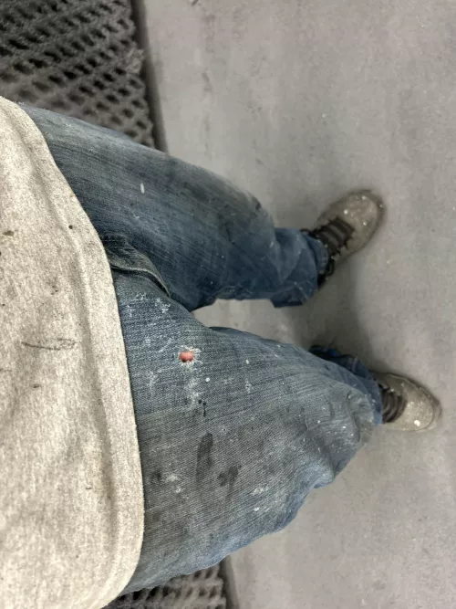 34. Commando at work means you can occasionally see skin