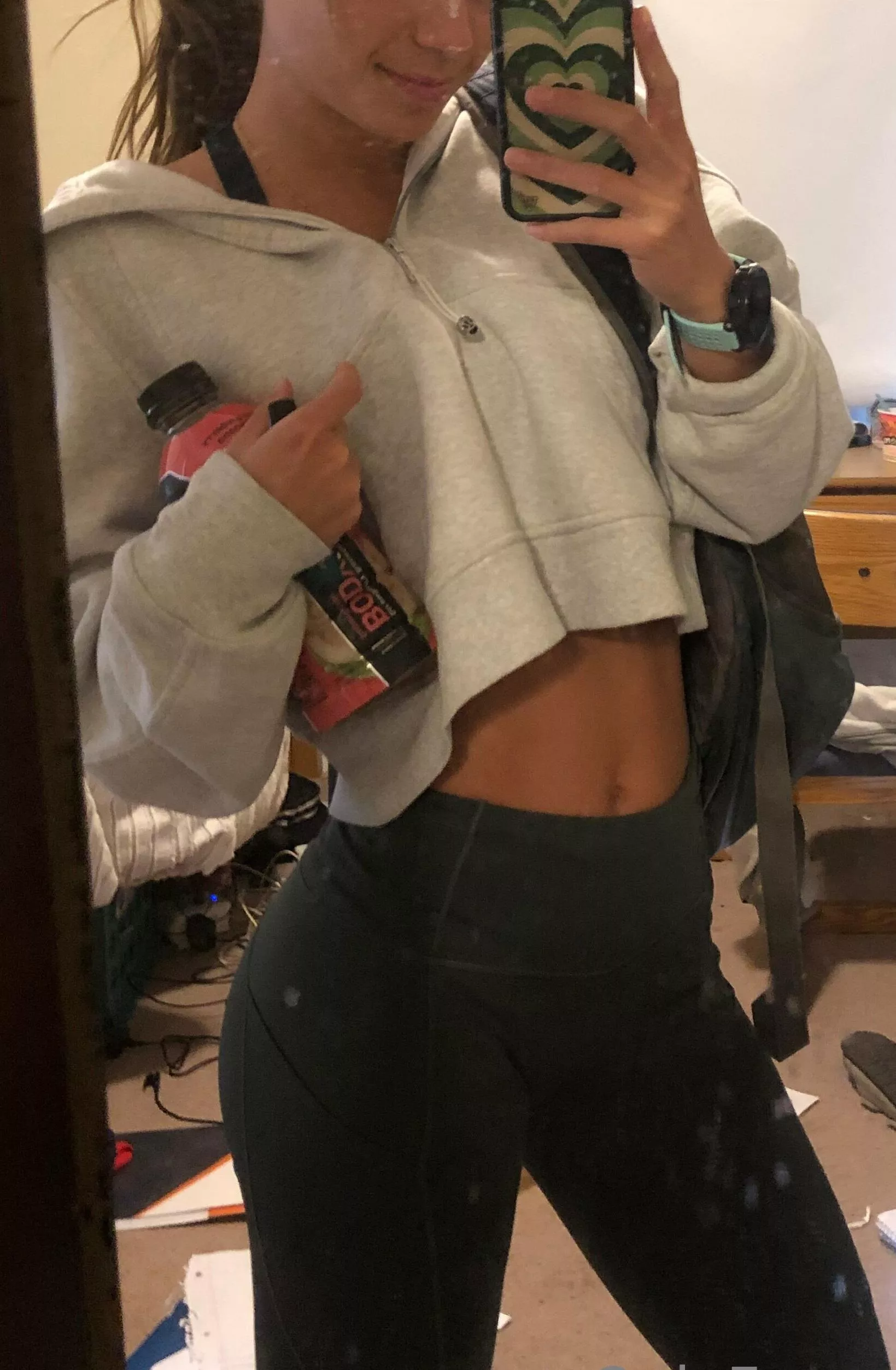 Always crops at the gym