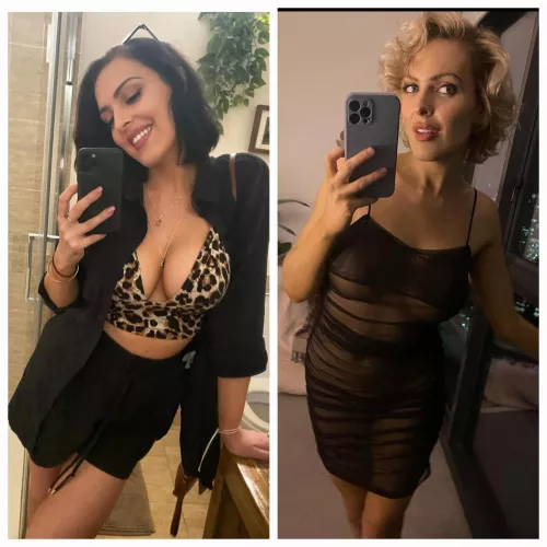 Both me! I'm going through a should I be brunette or blonde dilemma. A good opinion poll always helps [2]