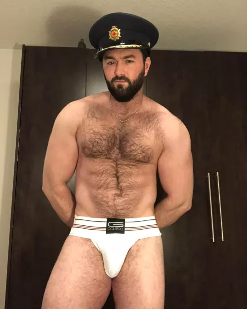Cop in a jock