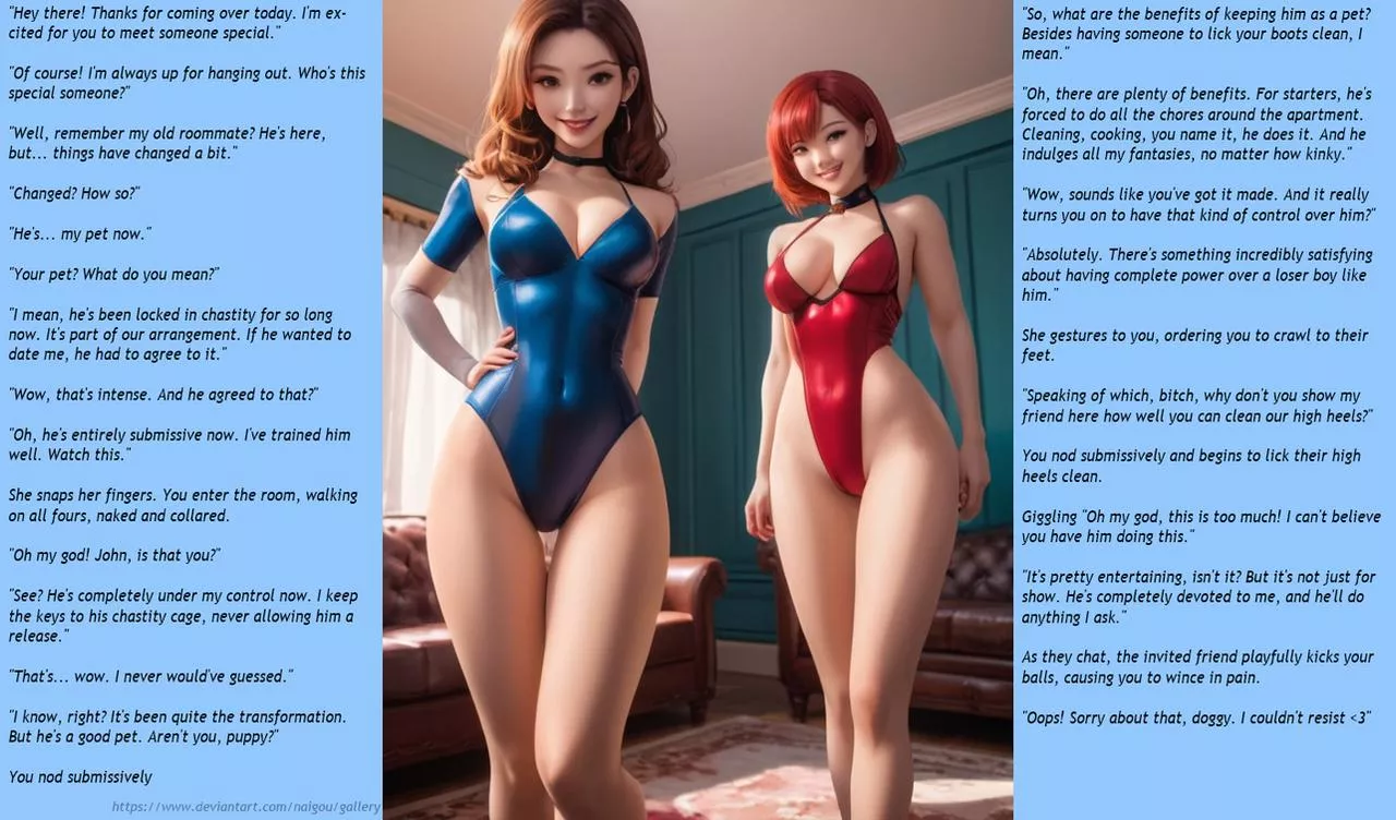 Cruel roommate and her friend