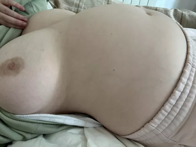 feeling stuffed. tease me.