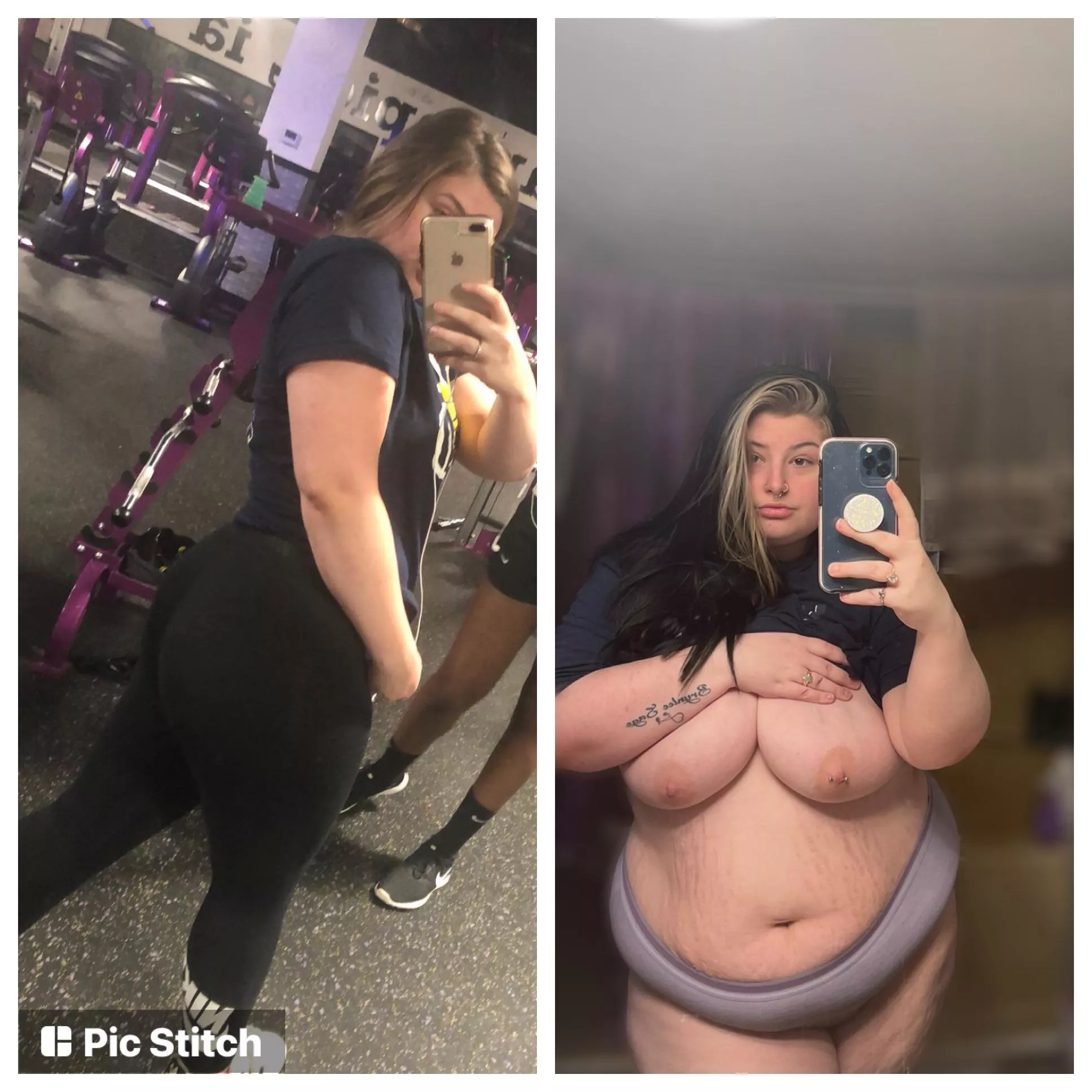 Guess I should have stayed in the gym and out of the fridge :(