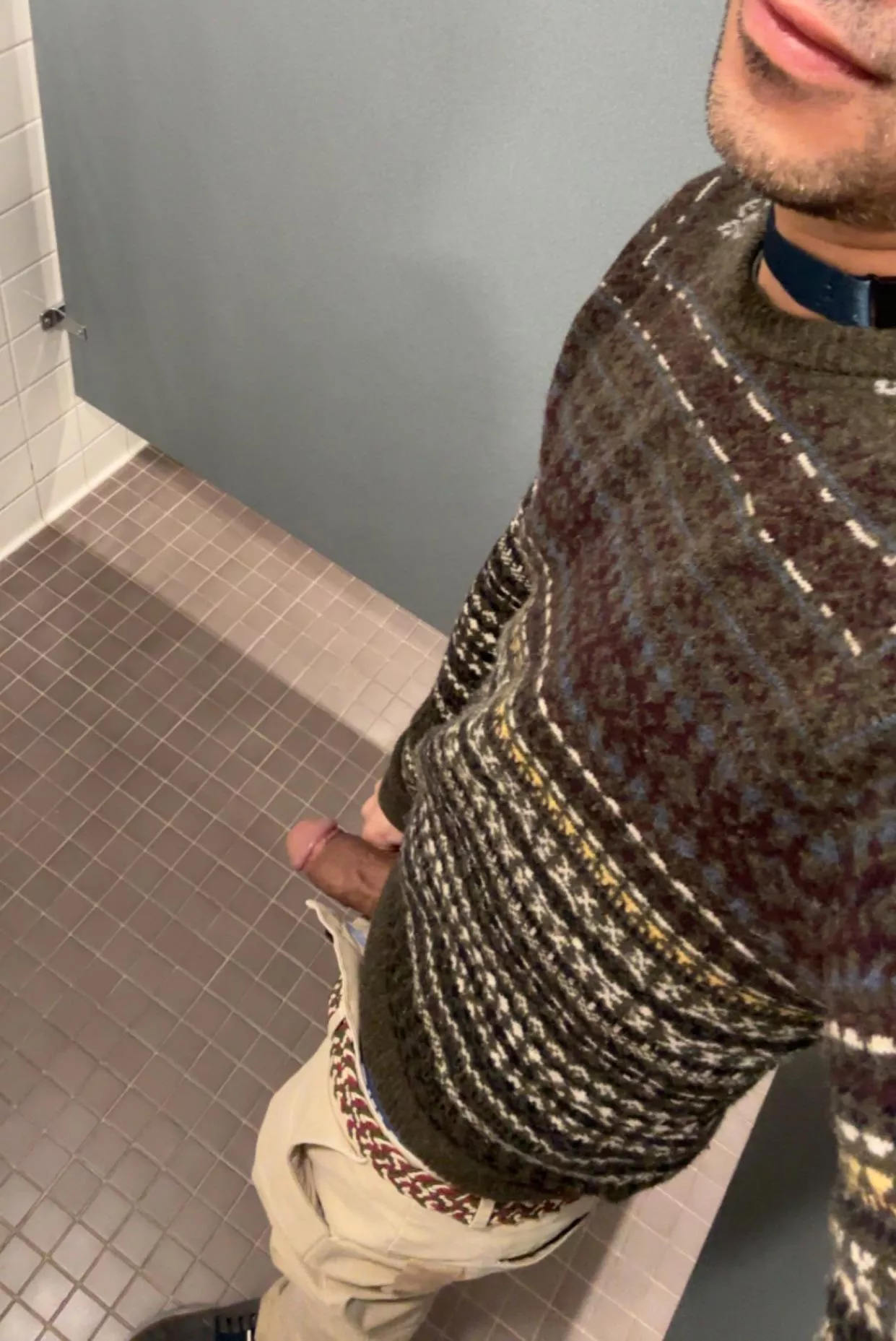 Had a semi in the work bathroom