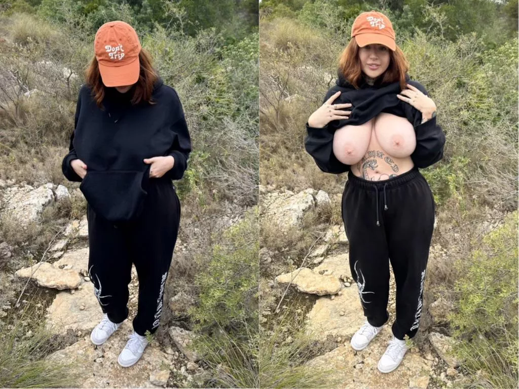 Hiking and flashing go hand in hand
