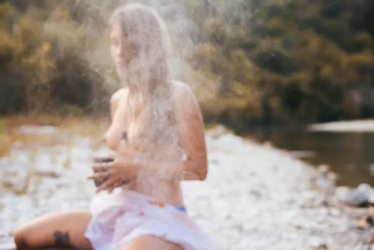 I feel this photo has a 60s/70's commune river wash vibe? Do we agree? I can't work out what it is but I love it